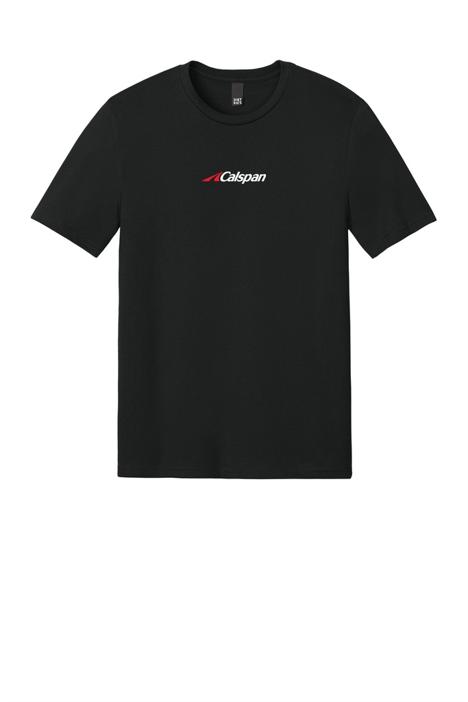[DT184] Calspan District Perfect Weight CVC Tee (Small, Black)